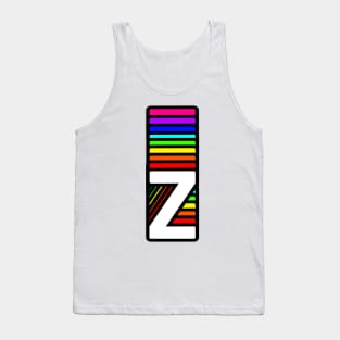 Rainbow Letter, Z Tank Top